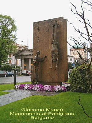 Giacomo Manzù, Monumento al Partigiano - Bergamo