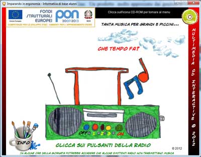 Schermata del progetto